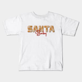 Santa Baby Christmas Design Kids T-Shirt